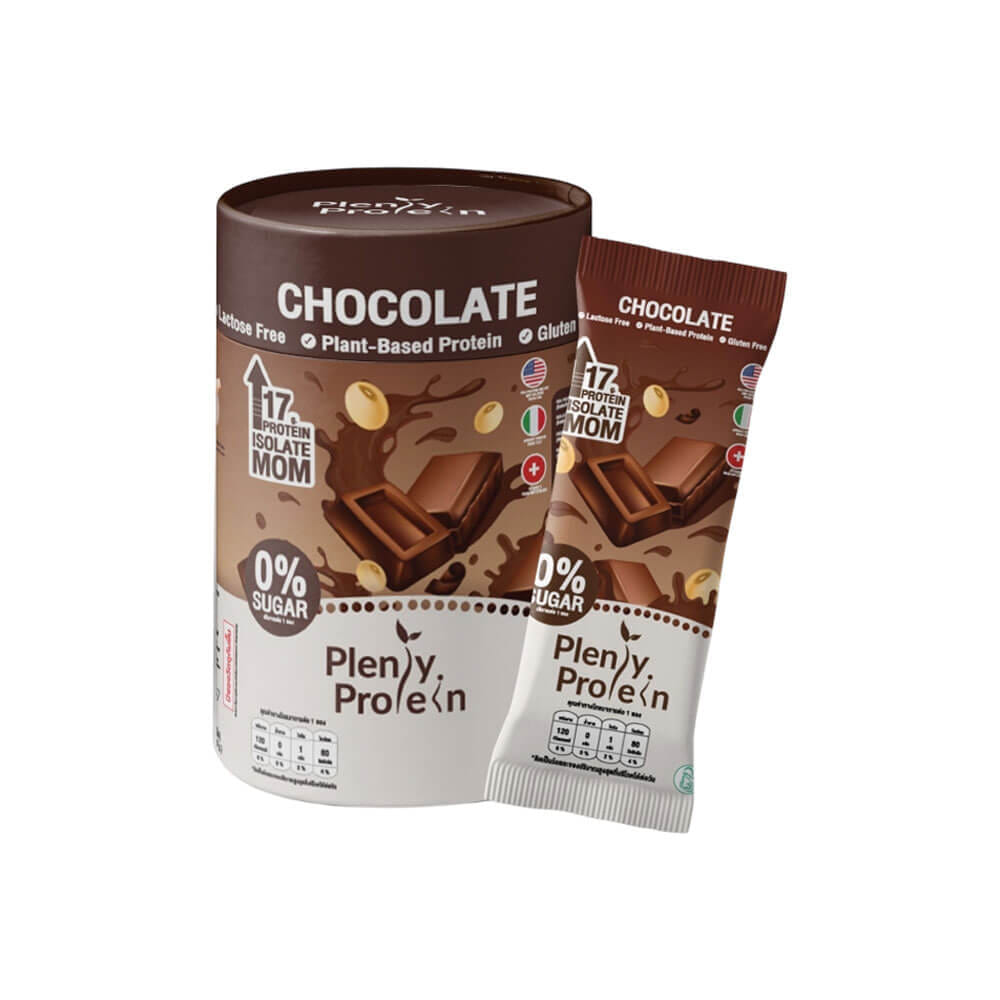 ผลิตภัณฑ์เสริมอาหารสำหรับแม่ PLENTITUDE PLENTY PROTEIN รสช็อกโกแลต 450 กรัม_0